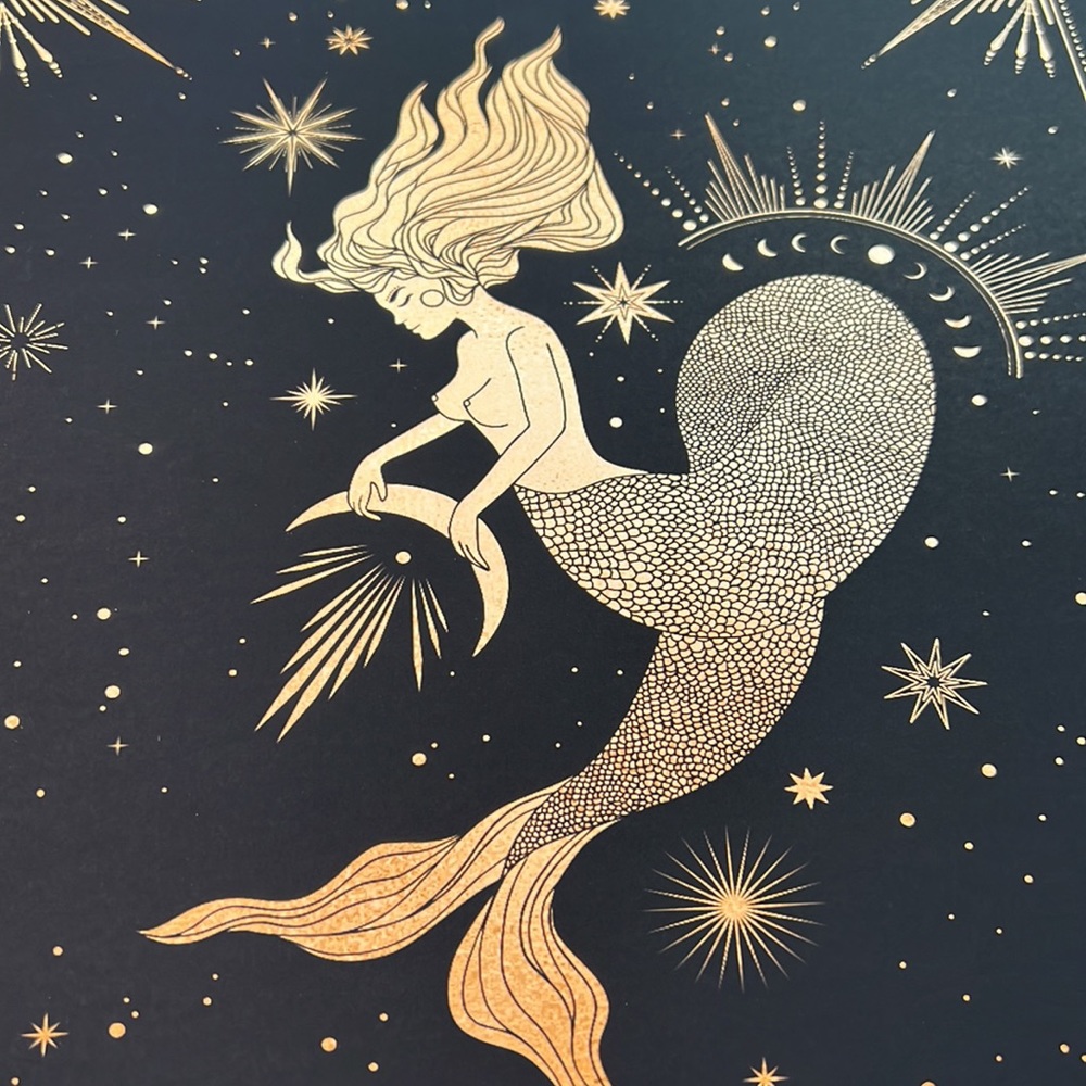 Pisces Wall Art Celestial Zodiac Print Poster Unframed - Picture 11 of 16